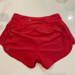 Lululemon Red/Pink Shorts Size 4